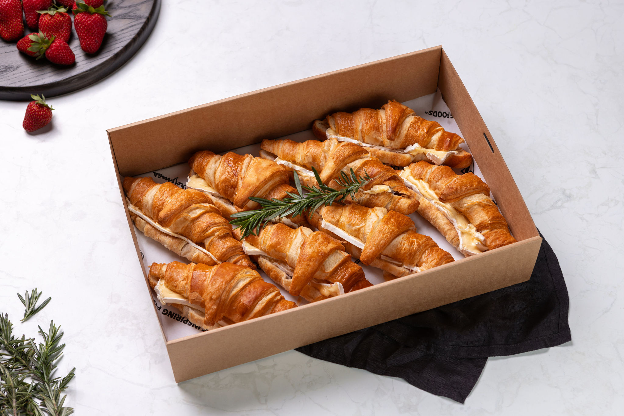TH 2509 3 Brie Jam Croissant Brie and Jam Croissants